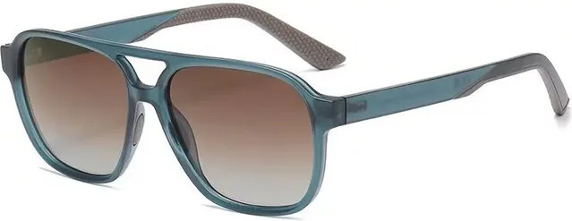 Ma lunette Classic LUPTE2206 Sonnenbrille, Vollrand, Square, Unisex, black blue, tr90 - Bild 1