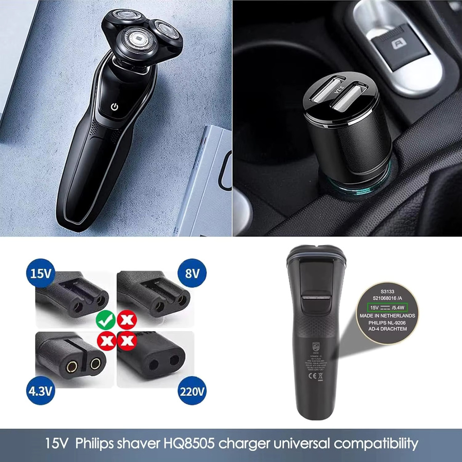 Brangdy USB-Ladekabel für Philips Norelco OneBlade Elektrorasierer - Bild 3