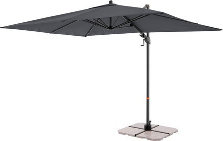 Doppler Pendelschirm MyZone in Anthrazit mit Sonnenschutzfaktor 50, B/T/H: 240 x 320 x 265 cm - Bild 1