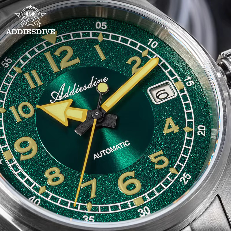 ADDIESDIVE Armbanduhr, Automatik, Edelstahl, 39 mm, Herren - Bild 3