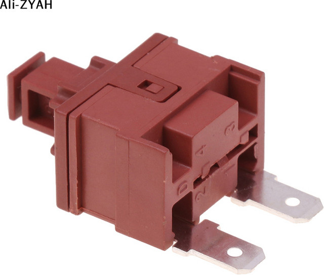 JETTING KAN-L5 2-Pin Selbstverriegelnder Schlüsselschalter in Rot, 7,5A 250V AC Druckknopf-Netzschalter für Wassererhitzer und Staubsauger - Bild 1