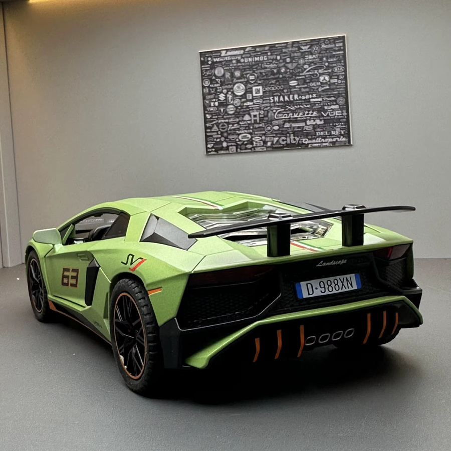 Maisto Lamborghini LP780 Sportwagen, Modell, 1:22, Metall, mit Licht und Sound - Bild 3