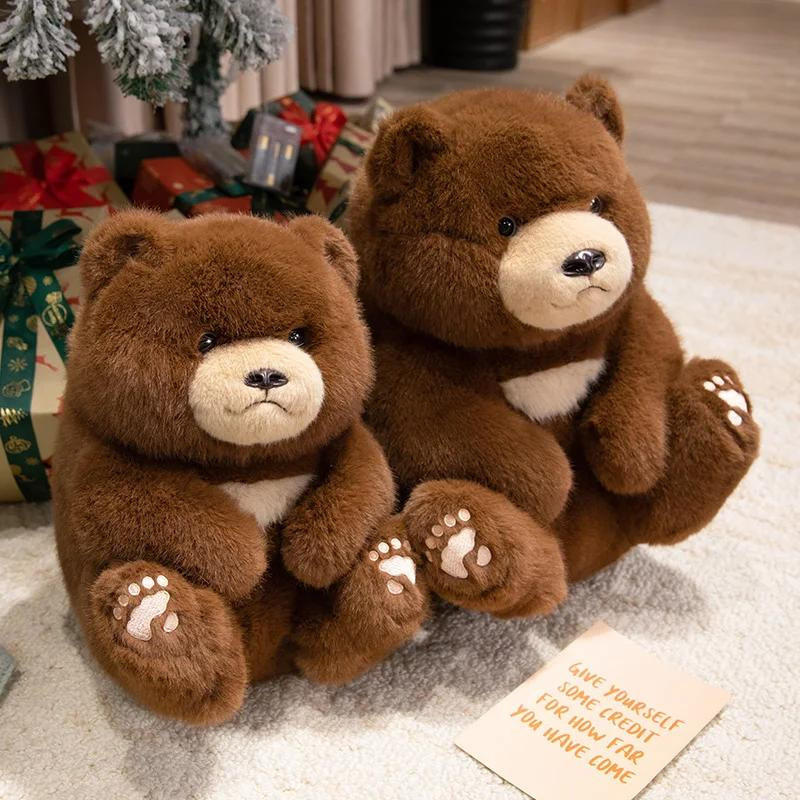 Kidsly Bärenplüschpuppe, braun/weiß, 28cm - Bild 3