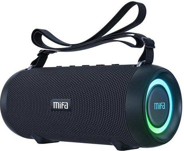 mifa A90 Bluetooth-Lautsprecher in Schwarz mit 60 W Ausgangsleistung und Klasse-D-Verstärker für hervorragende Bassleistung - Bild 1