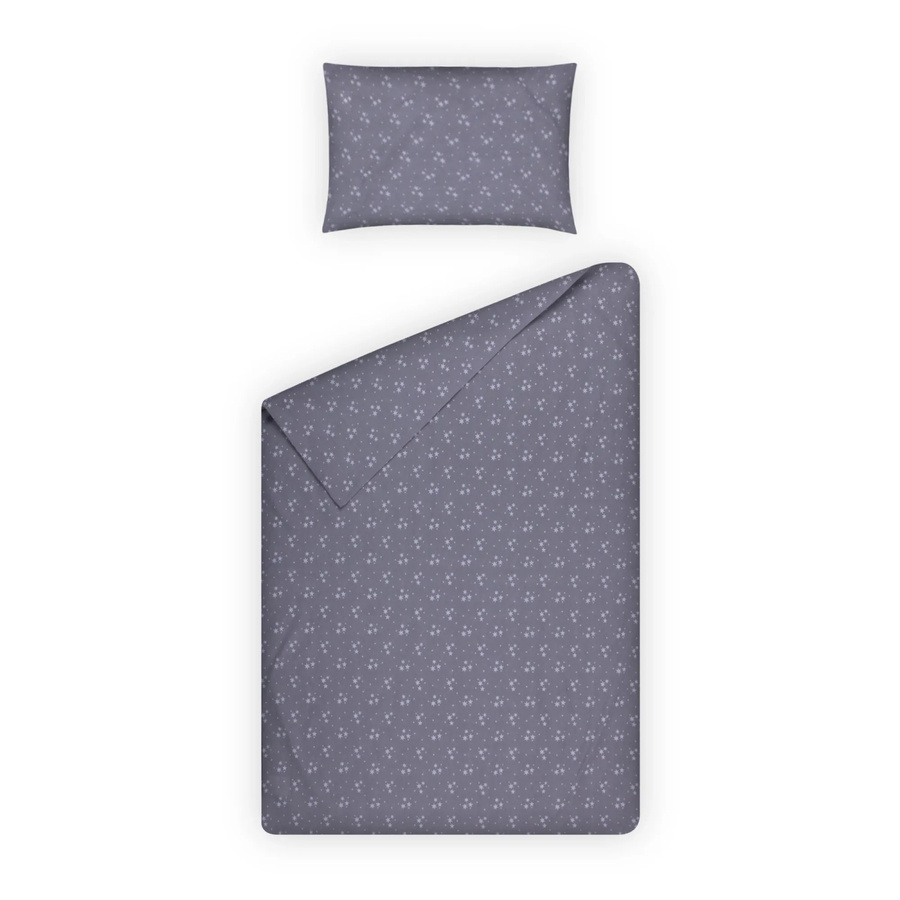 Bestlivings Kinder Bettwäsche Set Sterne in Blau, Grau und Weiß, B/H: 100 x 135 cm & 40 x 60 cm - Bild 2
