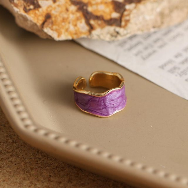 KINFOLK Ring, Vintage, Messing, Gold, Unisex - Bild 1