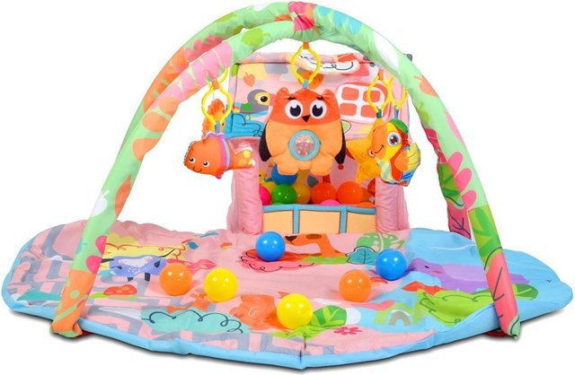 Moni Happy Farm Spielbogen Activity Center pink bunt - Bild 1