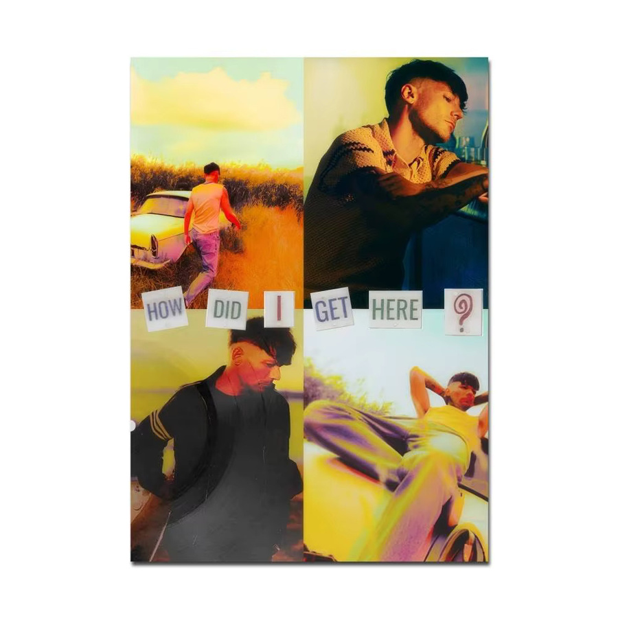 L-Louis T-Tomlinson How Did I Get Here Anime-Poster als selbstklebender wasserfester Papieraufkleber in Mehrfarbig - Bild 6