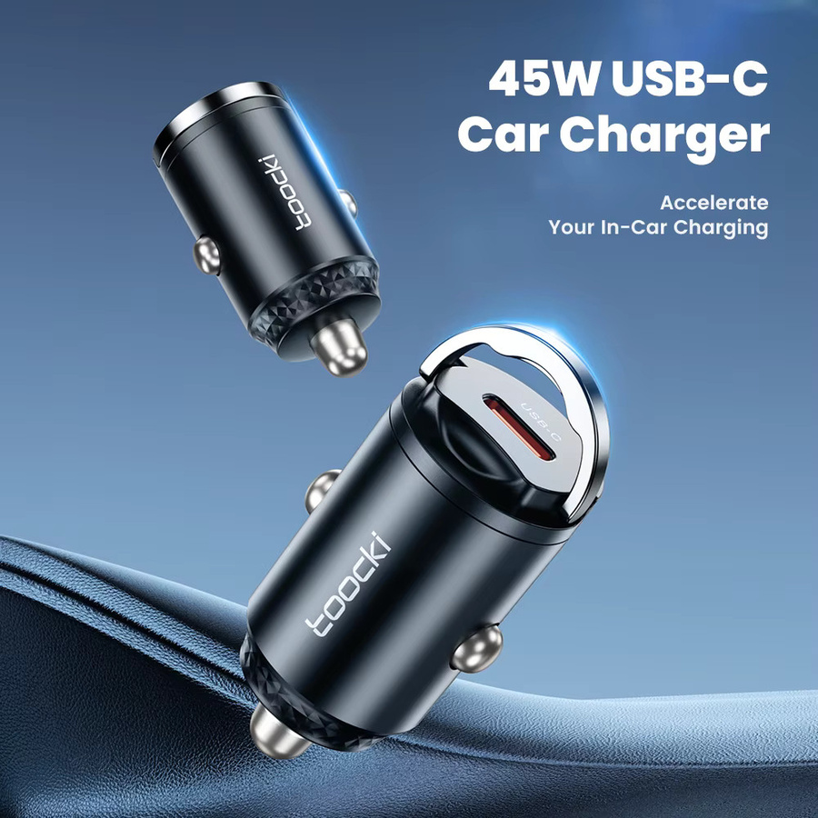 Toocki 45 W USB C Autoladegerät mit QC PD Schnellladefunktion für Samsung Xiaomi Huawei und iPhone - Bild 5