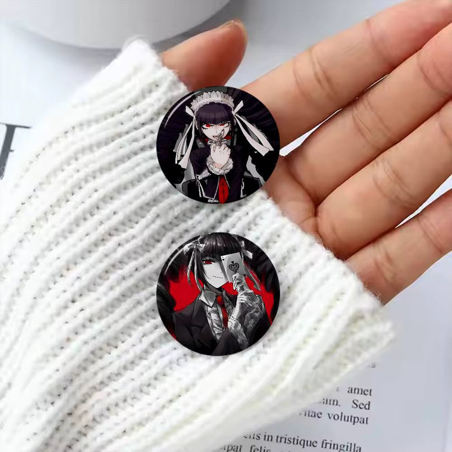 Mesuca Anstecknadeln, Danganronpa Anime, Cartoon - Bild 4