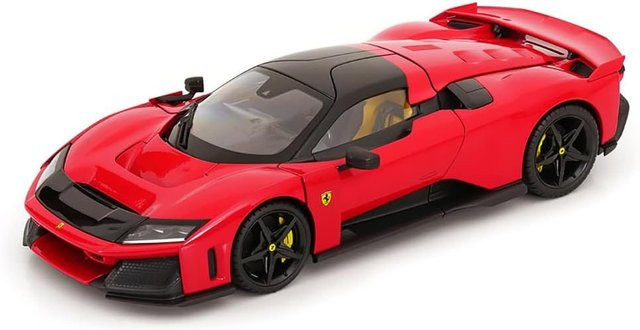 Bburago Ferrari F80 Signature Modellauto 1:18 rot Die Cast - Bild 1