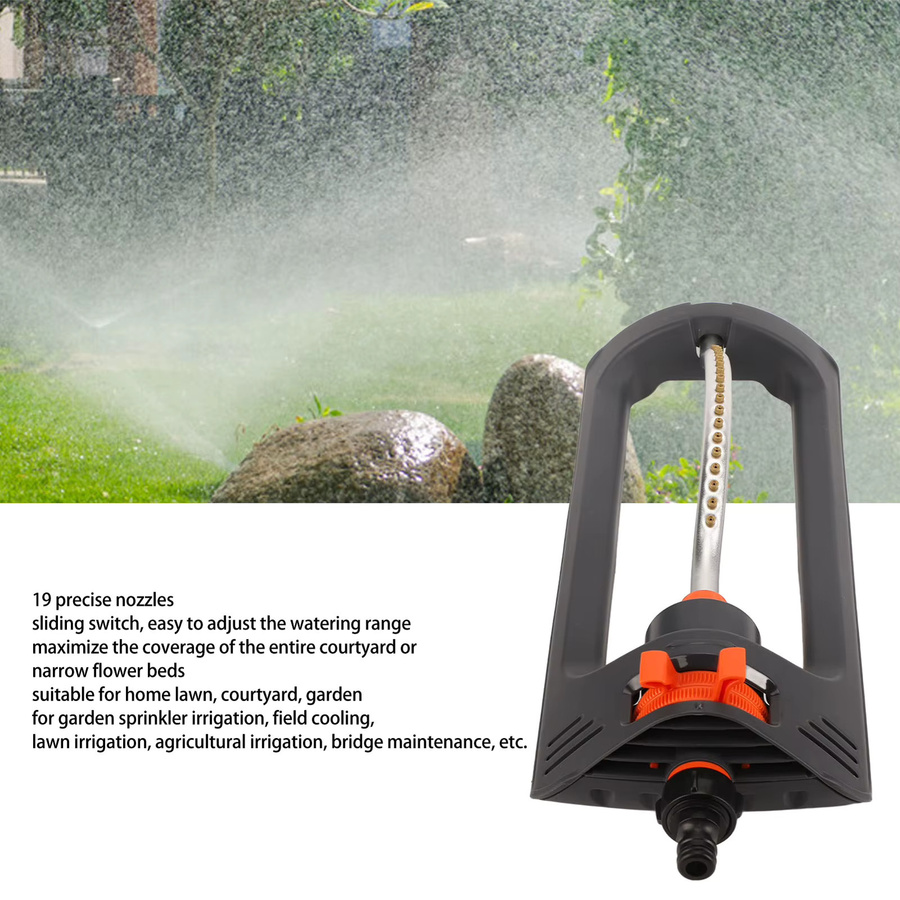 Oszillierender Rasensprinkler von VGEBY aus Kunststoff mit 19 Düsen und 4 einstellbaren Modi für die Gartenbewässerung - Bild 4