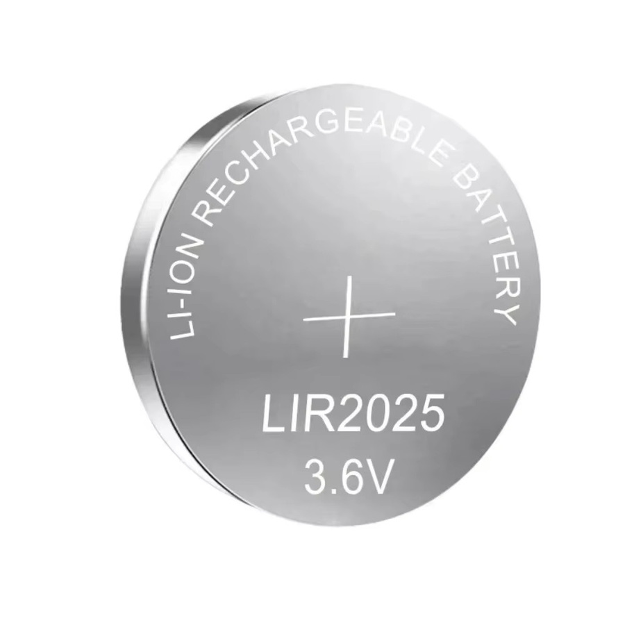WHITECRANE LIR2025 Wiederaufladbare Lithium-Knopfzellen 3,6V in Silber - Bild 2