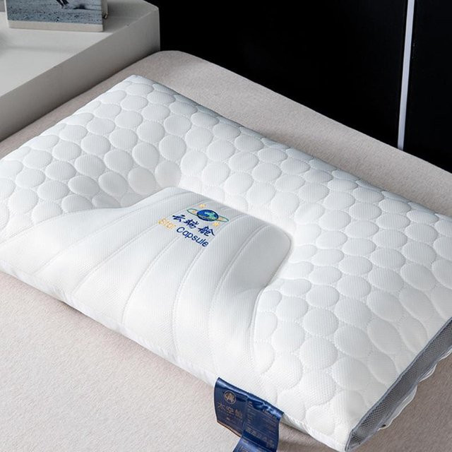 Orthopädisches Sojafaserkissen von DYNAZENO mit Memory-Foam und SPA-Massagefunktion, Farbe: Weiß - Bild 1