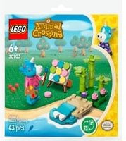Lego Animal Crossing Jimmys Strandgemälde Konstruktionsspielzeug für Kinder ab 6 Jahren - Bild 1