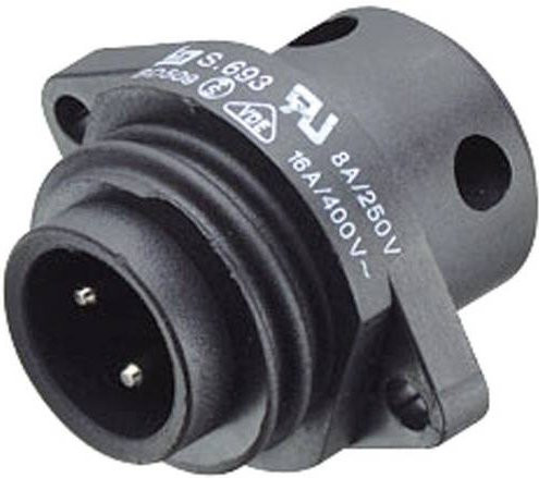 Binder Rundstecker Einbau Stecker 09-4223-00-04 Schwarz 3 + PE Polzahl - Bild 1