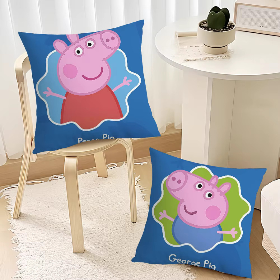 Hasbro Peppa Pig Kissenbezug Rosa, doppelseitig bedruckt, quadratisch, Breite: 30 cm, Höhe: 30 cm - Bild 5