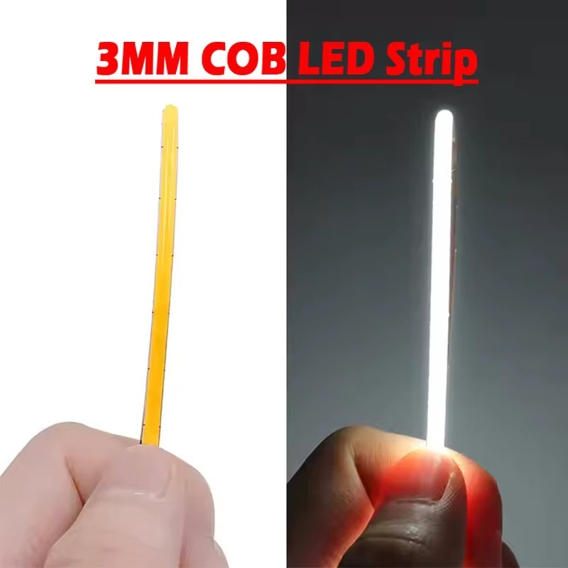 Acosh Neon COB LED-Streifen Warmweiß, 3mm Ultra Dünn, Punktlos, Dimmbar und Selbstklebend via USB - Bild 4