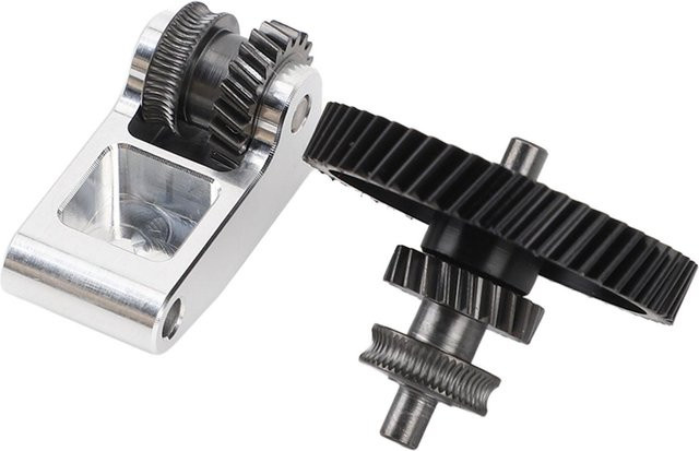 DIYelecs 3D-Drucker Extruder Zahnrad-Kit für Bambu X1 in Schwarz und Silber - Bild 1