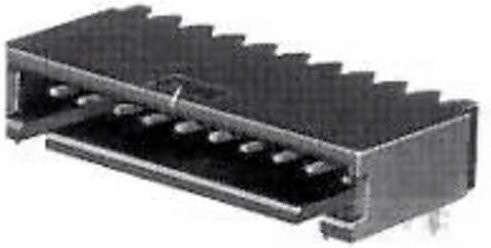 TE Connectivity Einbau-Stiftleiste Standard in Schwarz aus Kunststoff 5-103361-8 - Bild 1