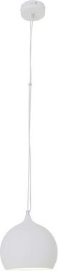 Näve LED-Pendelleuchte Cusco in Silber und Weiß mit Leuchtmittel, Durchmesser: 25 cm - Bild 1