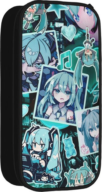 Hatsune Miku Anime Federmäppchen in Multicolour für Schüler und Mädchen und Jungen - Bild 1