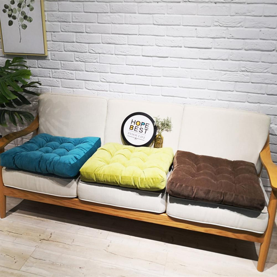 Quadratisches Sitzkissenpolster aus weichem PU-Schaum mit abnehmbarem Bezug für Stühle und Bürostühle - Bild 4