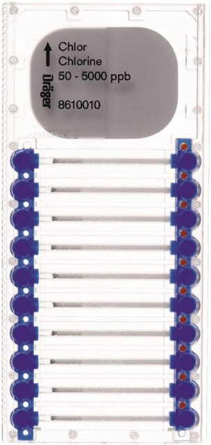 Dräger Microtubes für Chlor 50 5000 Ppb in Transparent - Bild 1