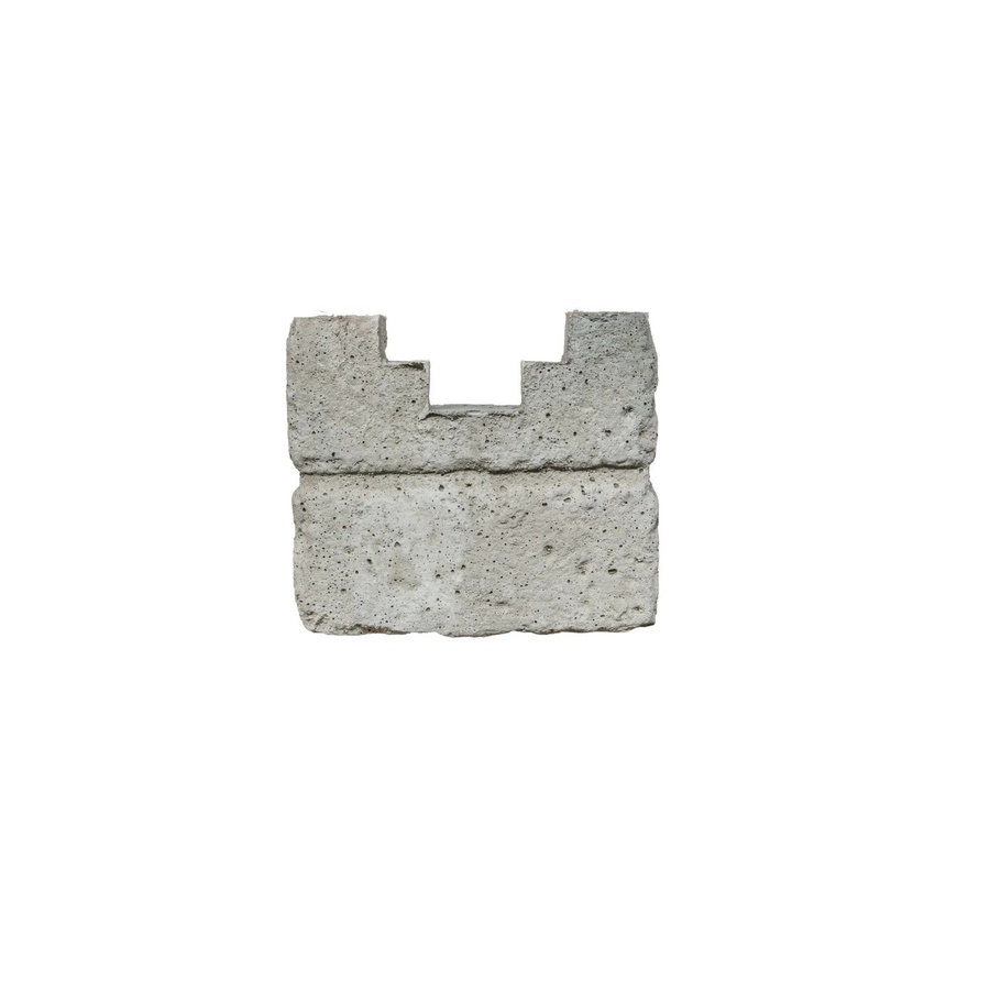 Beckers Betonzaun Anfangspfostenkappe Mediterran Klassik-Stein in Betongrau, B/T/H: 20 x 6,5 x 18 cm - Bild 2