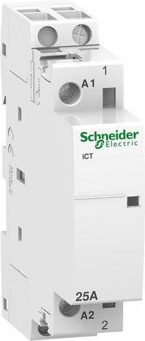 Schneider Electric A9C20631 Installationsschütz mit 1 Schließer, 25A, 250 V/AC, 0.9W, Weiß - Bild 1