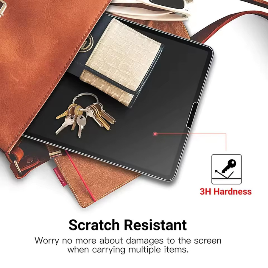 2 Stück Papierfolien-ähnlicher Displayschutz für Apple iPad 4. 5. 6. Generation 9.7, 7. 8. 9. Generation 10.2, 10. Generation 10.9, iPad Air 1 2 3 4 10.5, 2021 2024, transparent - Bild 5