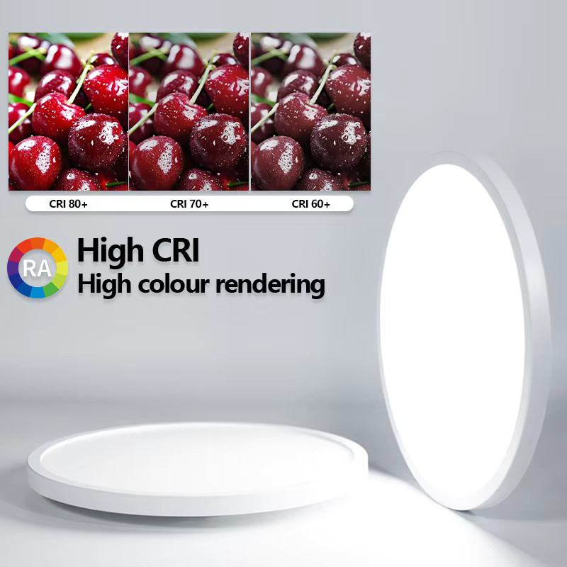 MING&BEN Ultradünne LED-Deckenleuchte in Weiß, Rund, 24 W, Durchmesser: 23 cm - Bild 4