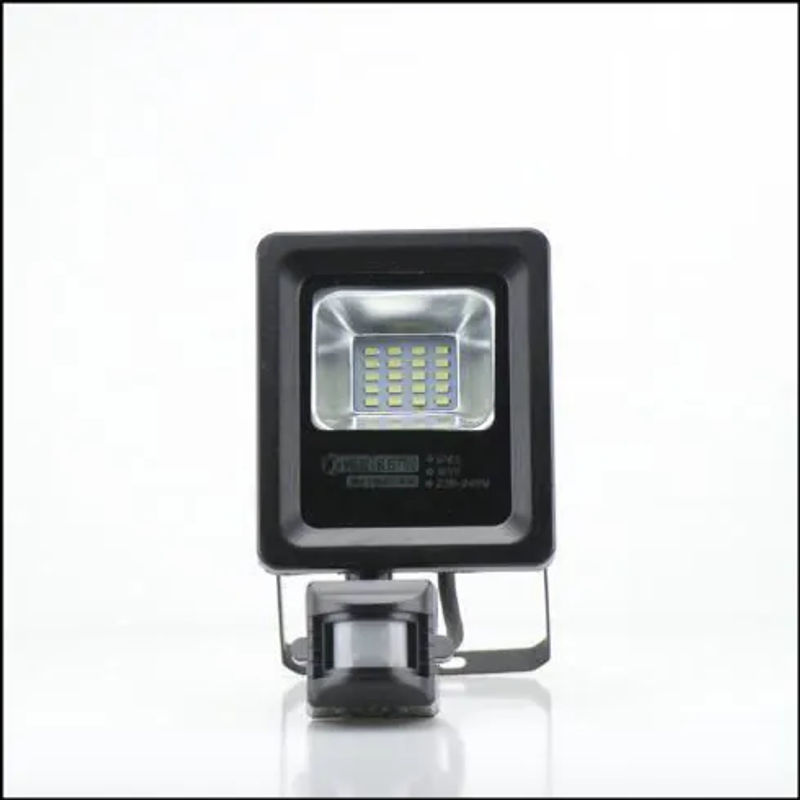 LED-Strahler Horoz Electric 10W mit Bewegungsmelder IP65 extraflach schwarz - Bild 3