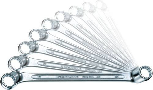 Stahlwille Doppel-Ringschlüssel-Satz Metrisch 6 - 22 mm Silber - Bild 1