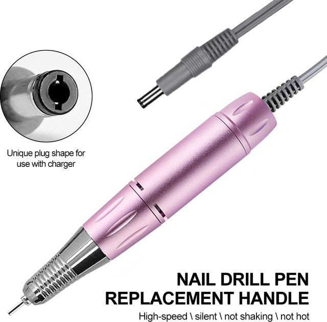 MOSKANY Elektrischer Nagelbohrer, Rosa, Metallic - Bild 1