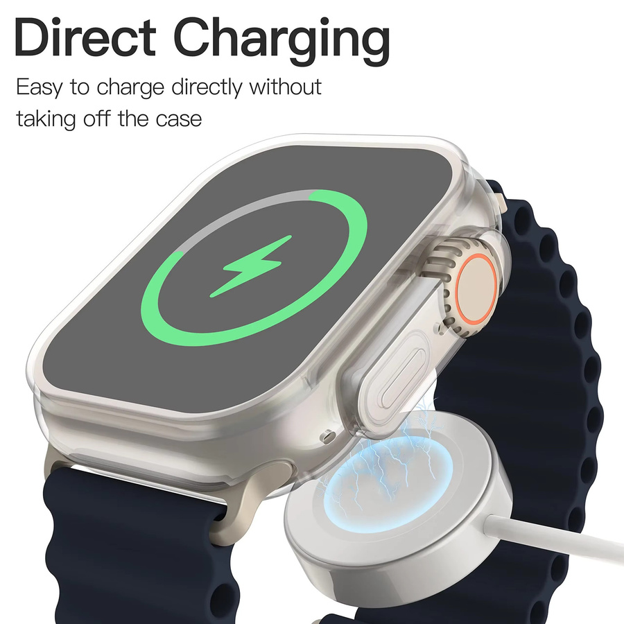 Hiyii Uhrengehäuse für Apple Watch, transparent, Unisex - Bild 5