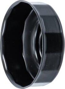 BGS Ölfilterschlüssel 14-kant Ø 76 mm in Schwarz mit 3/8 Zoll Anschluss für VW, Porsche, Mercedes, BMW, Audi und Opel - Bild 1