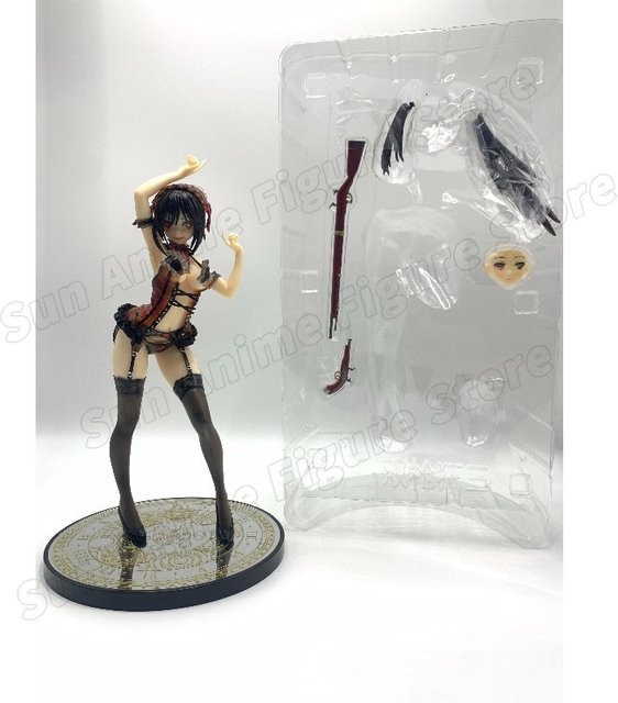 Bandai Tokisaki Kurumi Heißes Rotes Kleid Mädchen Standfigur, Anime, Einzelfigur - Bild 1