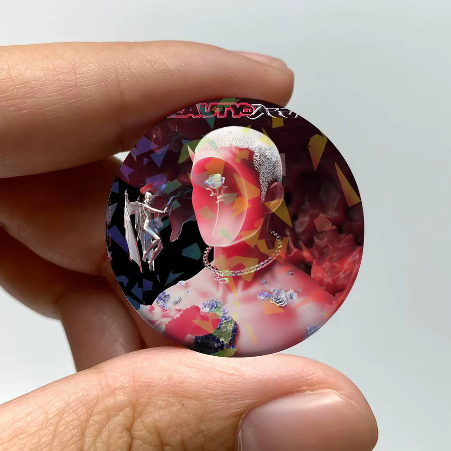 Brosche C-Chase Atlantic Laser Button Pins, Unisex - Bild 5