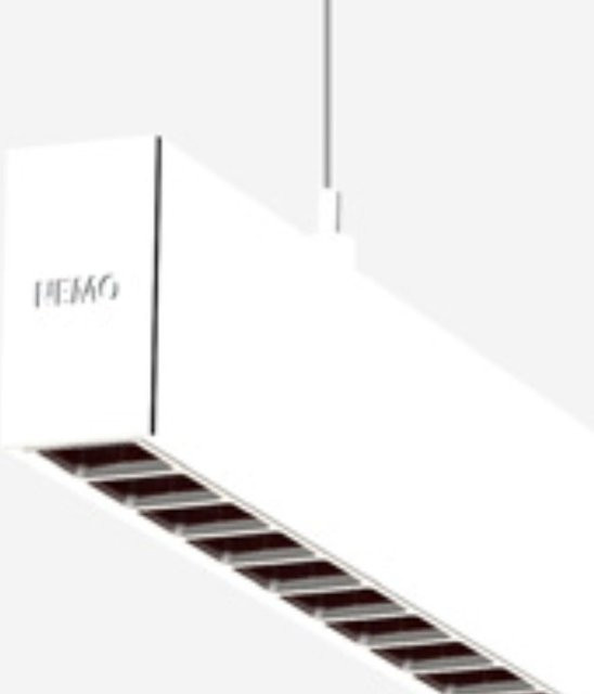 Nemo Lighting Zirkol Linear UGR LED-Pendelleuchte in Weiß mit 4000K Leuchtmittel - Bild 1