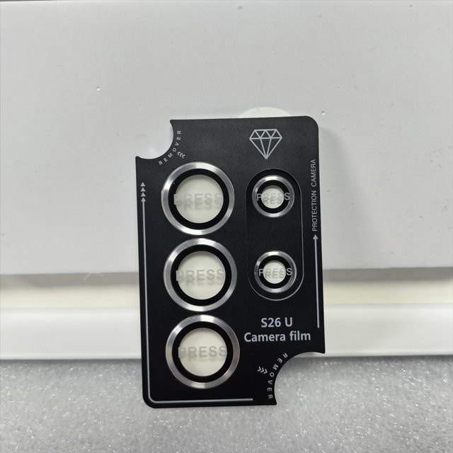 Metall-Kameraschutz aus gehärtetem Glas für Samsung Galaxy S26 Ultra, S26 Edge, S25 und S24 Plus Ultra als Objektivschutzfolie mit vollständiger Abdeckung in Silver und Black - Bild 1