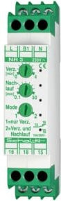 Schalk Elektronisches Nachlaufrelais mit Einschaltverzögerung NR 3 in Weiß - Bild 1