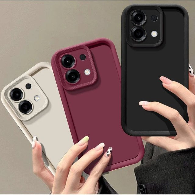 Luxus Softcover für Xiaomi Redmi 15C 4G und 5G in Rot mit mattem Finish - Bild 1