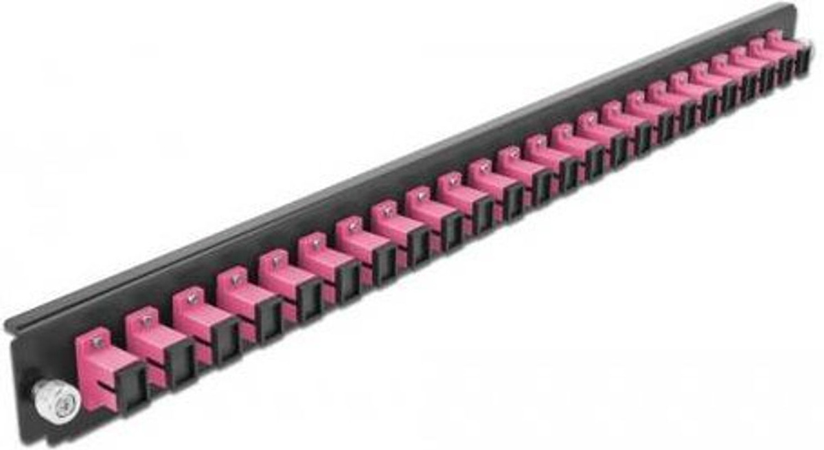 Delock 43355 LWL-Frontblende 1 HE in Schwarz - Bild 2