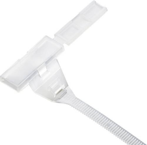 TRU Components Zeichenträger TC-PMT150203 in Natur mit Kabelbinder Montage und Beschriftungsfläche 30 x 9,20 mm - Bild 1