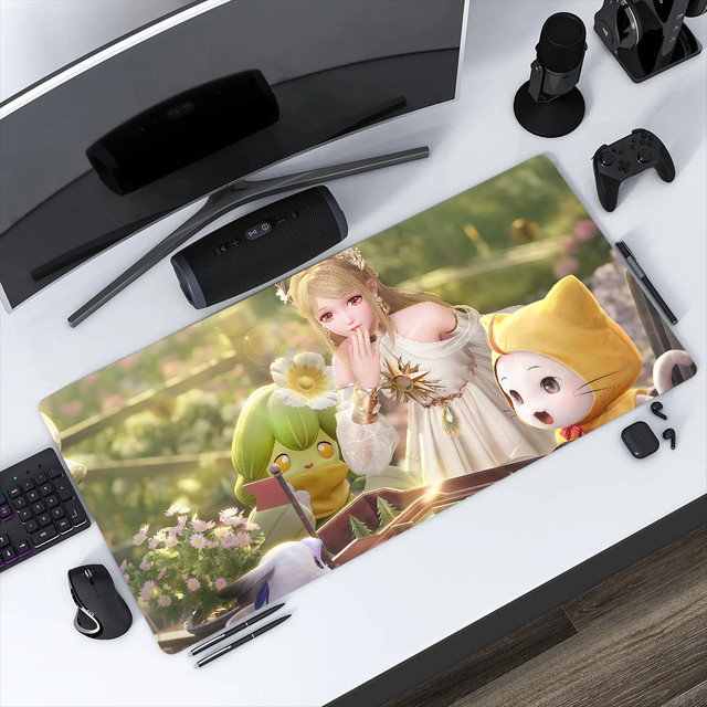 N-Nikki Mauspad Multicolor mit Lockedge-Funktion und Infinity-Kissen für Gaming und Büro - Bild 1