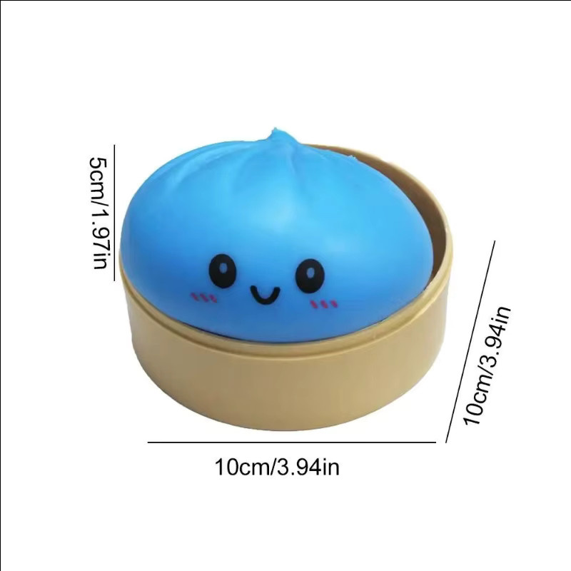 bilibili Dumpling-Quetschbälle, wiederverwendbare, langsam zurückfedernde Stressbälle - Bild 4