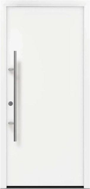 EcoStar Haustür Isopro Secur IPS 010 in Verkehrsweiß, B: 110 cm, H: 210 cm, DIN Links - Bild 1
