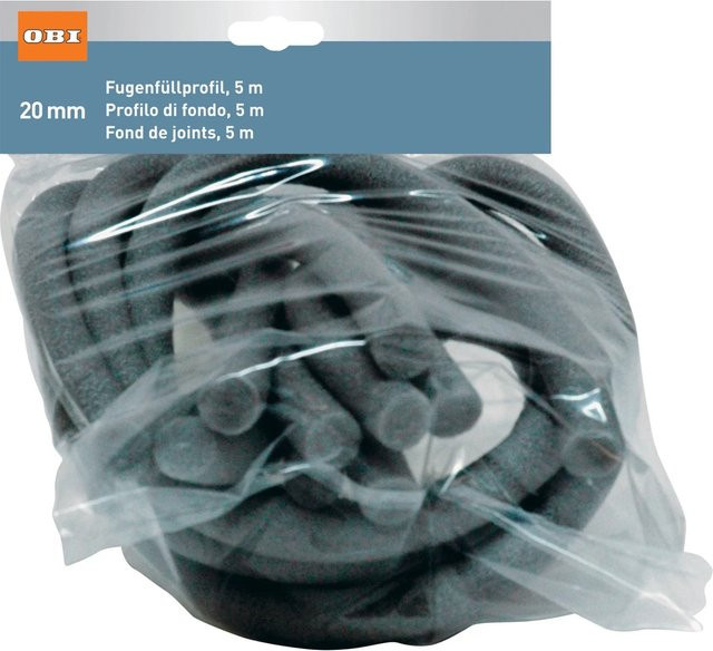 OBI Füllprofil aus Kunststoff in Grau, Breite: 20 mm, Länge: 5000 mm - Bild 1
