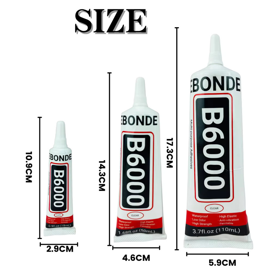 EBONDE B6000 Universalkleber Transparent für Telefonreparatur, Schmuck, Glas und Textilien - Bild 2